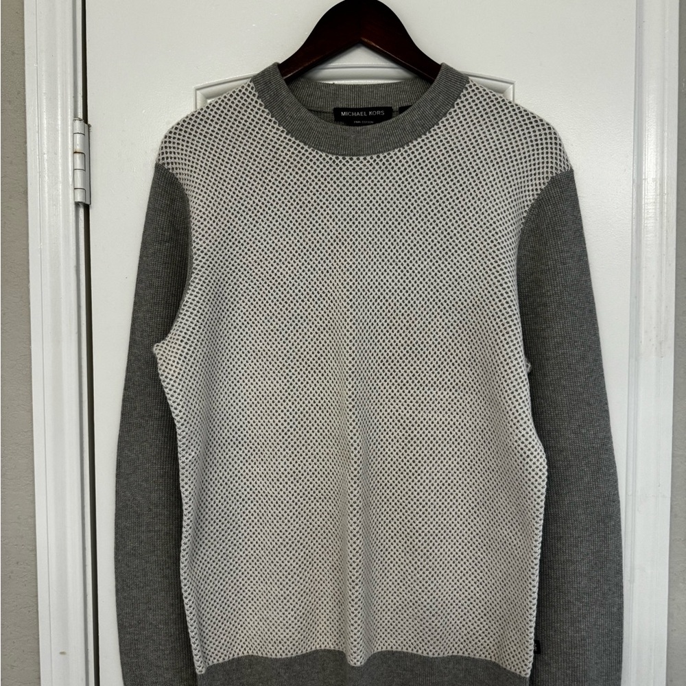 Michael Kors Men’s Medium Pima Cotton Long Sleeve Thermal Shirt